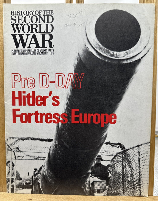 History Of The Second World War II VOL. 5 NO. 1 Magazine In Good Condition