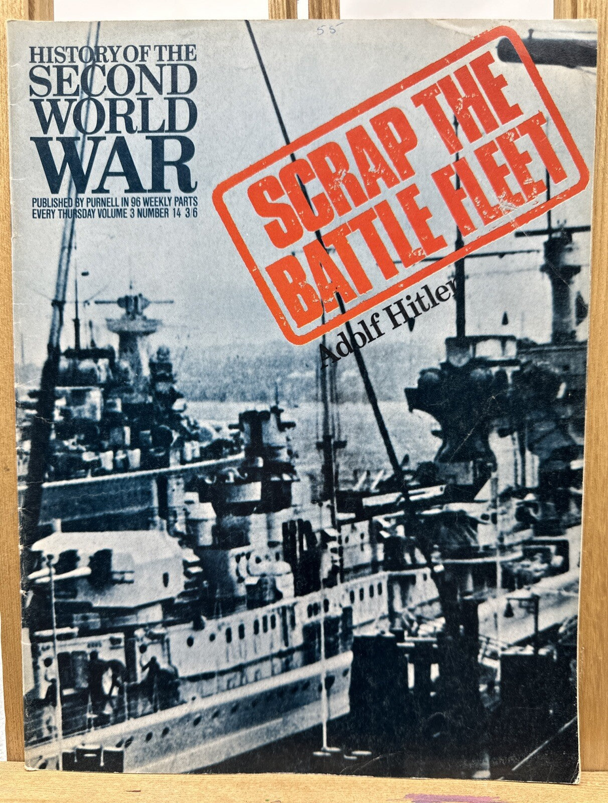 History Of The Second World War II VOL. 3 NO. 14 Magazine In Good Condition