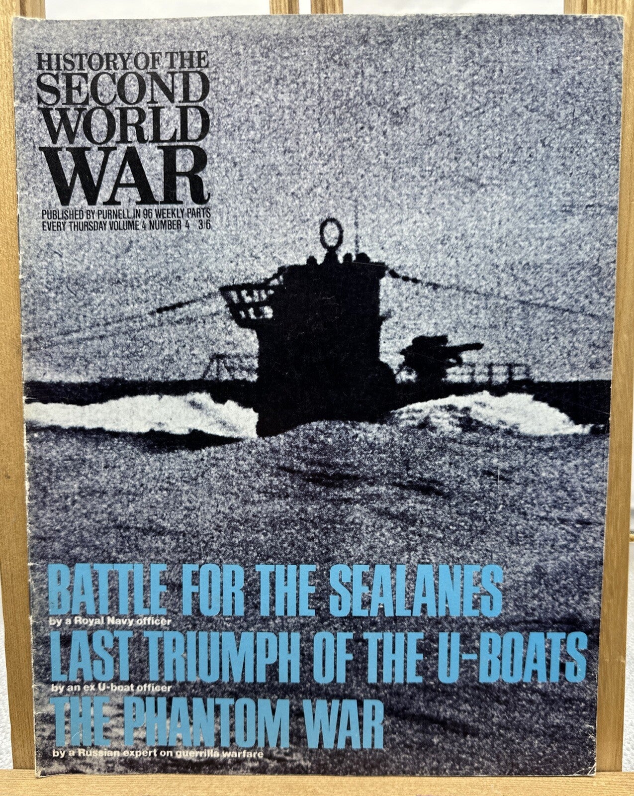 History Of The Second World War II VOL. 4 NO. 4 Magazine In Good Condition