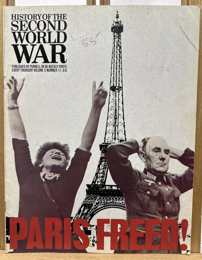 History Of The Second World War II VOL. 5 NO. 11 Magazine In Good Condition