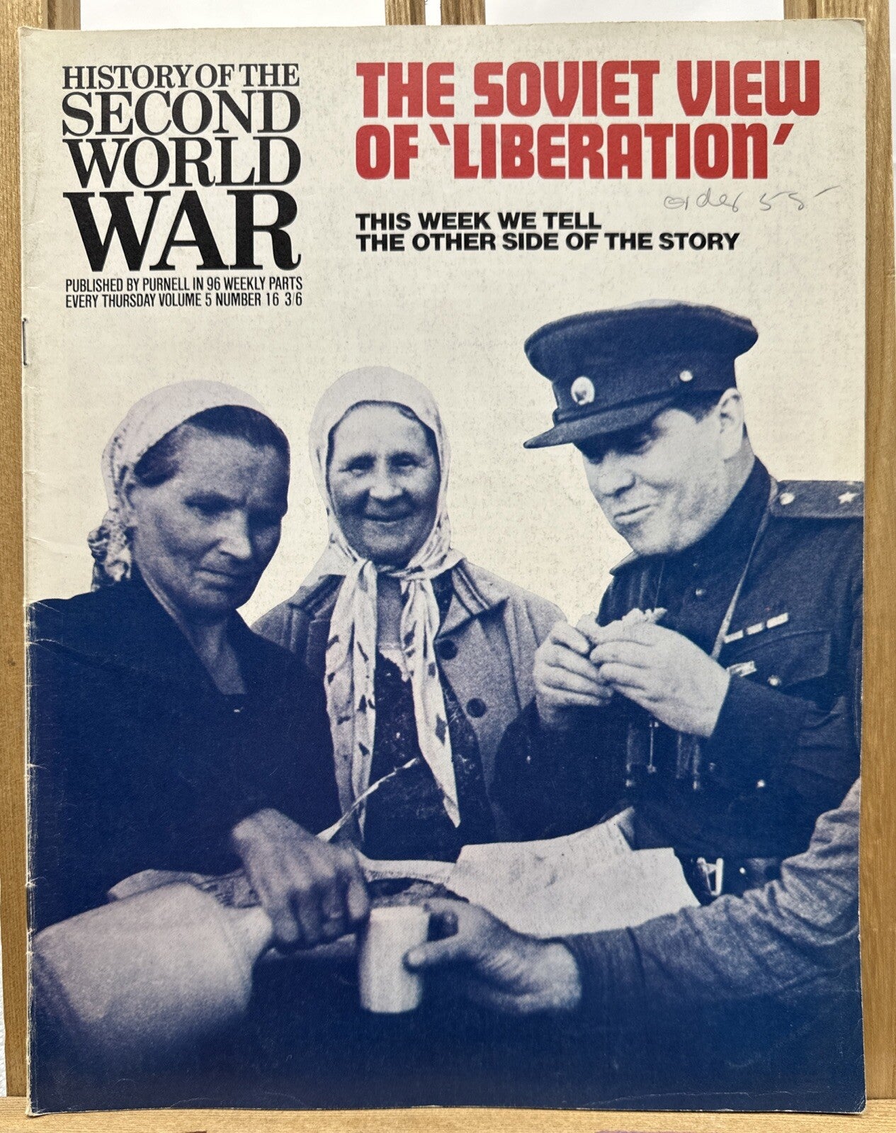 History Of The Second World War II VOL. 5 NO. 16 Magazine In Good Condition