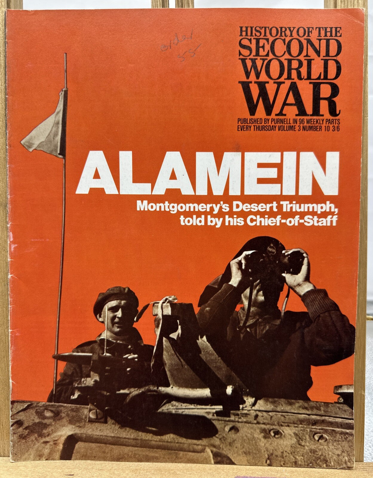 History Of The Second World War II VOL. 3 NO. 10 Magazine In Good Condition