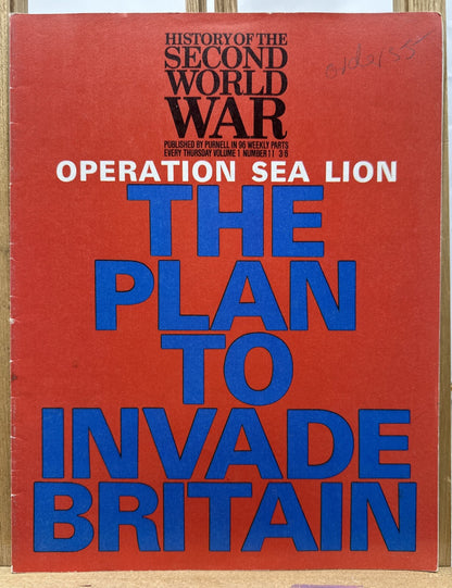 History Of The Second World War II VOL. 1 NO. 11 Magazine In Good Condition