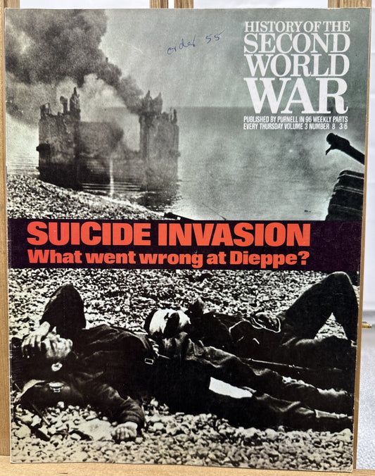 History Of The Second World War II VOL. 3 NO. 8 Magazine In Good Condition