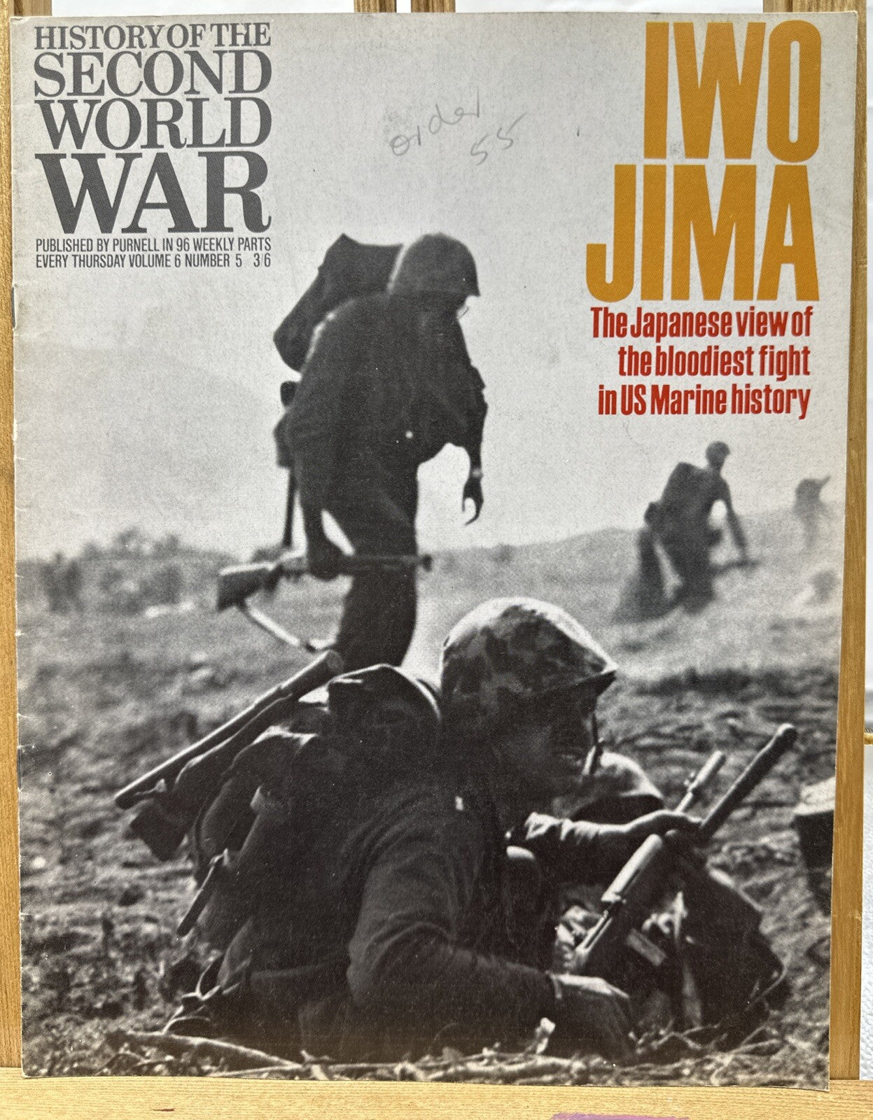 History Of The Second World War II VOL. 6 NO. 5 Magazine In Good Condition