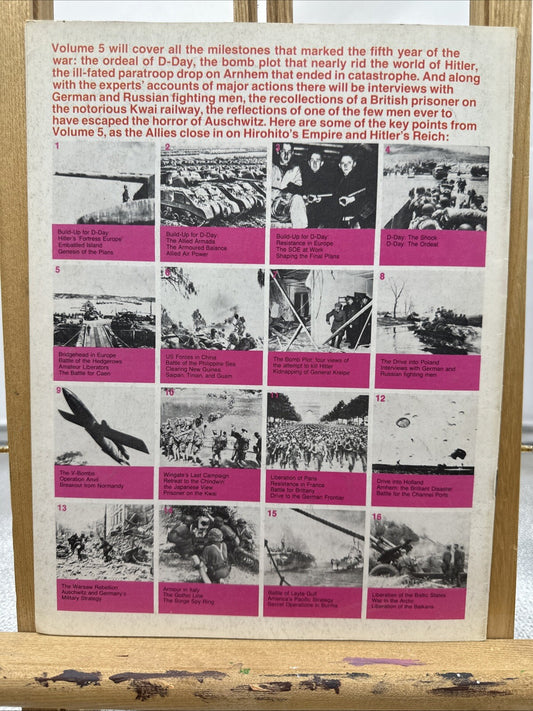 History Of The Second World War II VOL. 4 NO. 16 Magazine In Good Condition