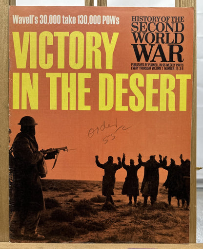 History Of The Second World War II VOL. 1 NO. 15 Magazine In Good Condition