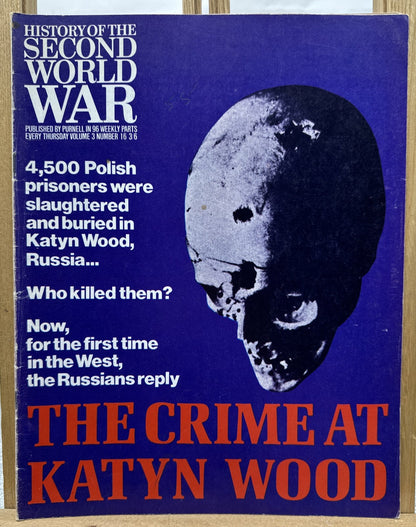 History Of The Second World War II VOL. 3 NO. 16 Magazine In Good Condition