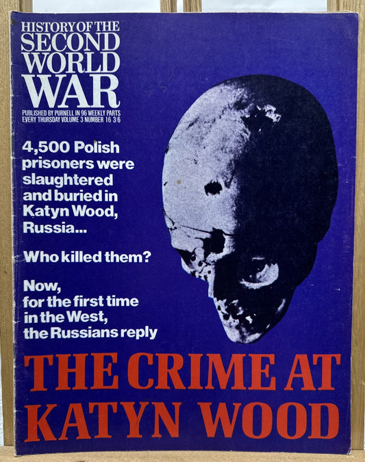 History Of The Second World War II VOL. 3 NO. 16 Magazine In Good Condition
