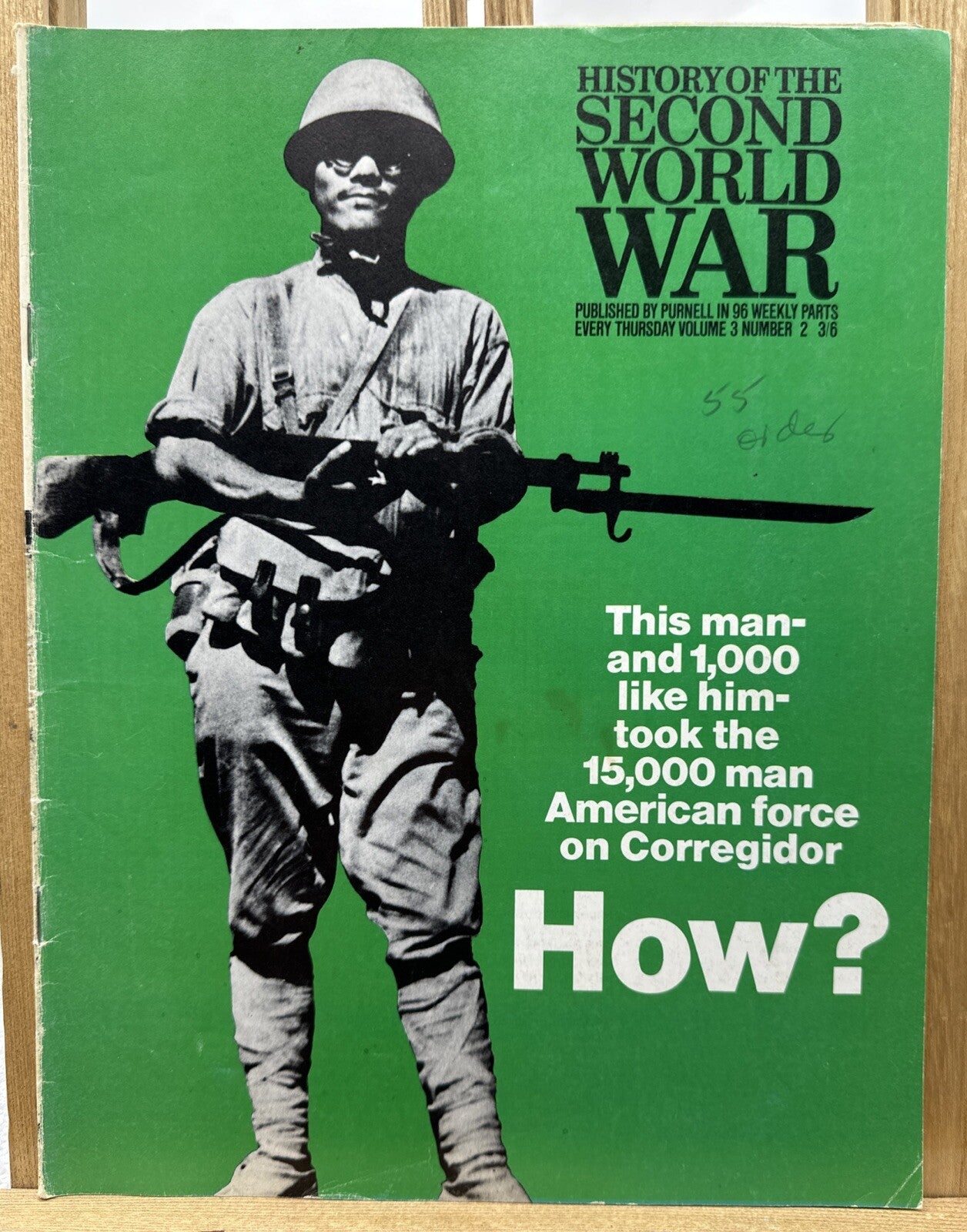 History Of The Second World War II VOL. 3 NO. 2 Magazine In Good Condition