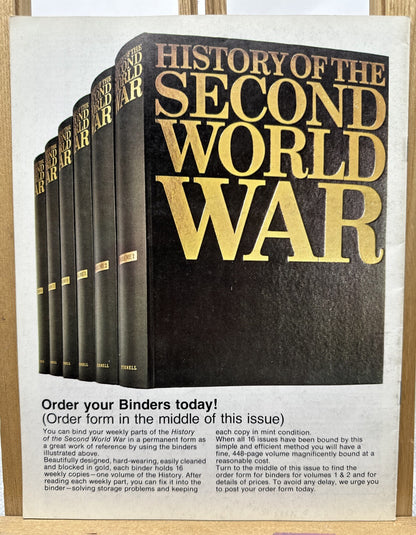 History Of The Second World War II VOL. 2 NO. 3 Magazine In Good Condition