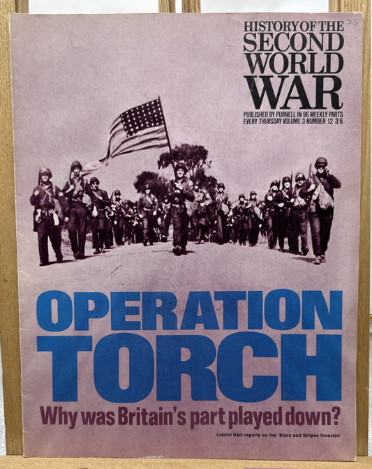 History Of The Second World War II VOL. 3 NO. 12 Magazine In Good Condition