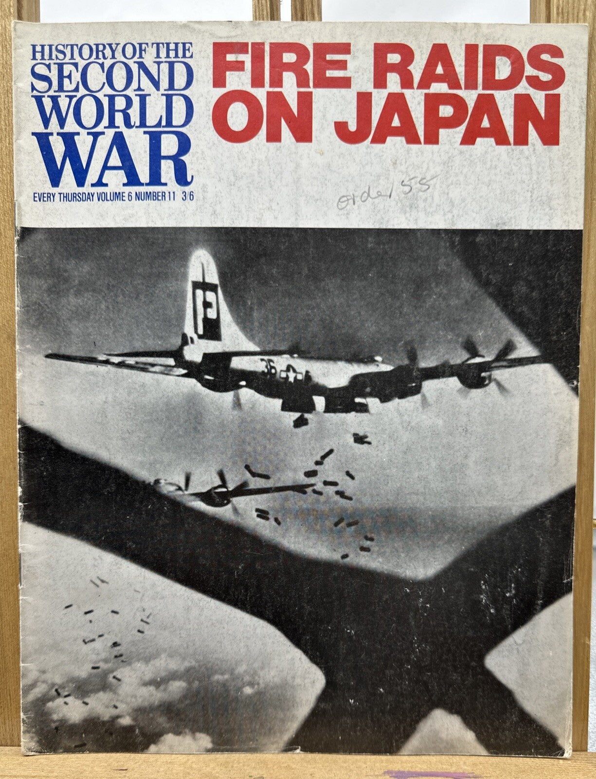 History Of The Second World War II VOL. 6 NO. 11 Magazine In Good Condition