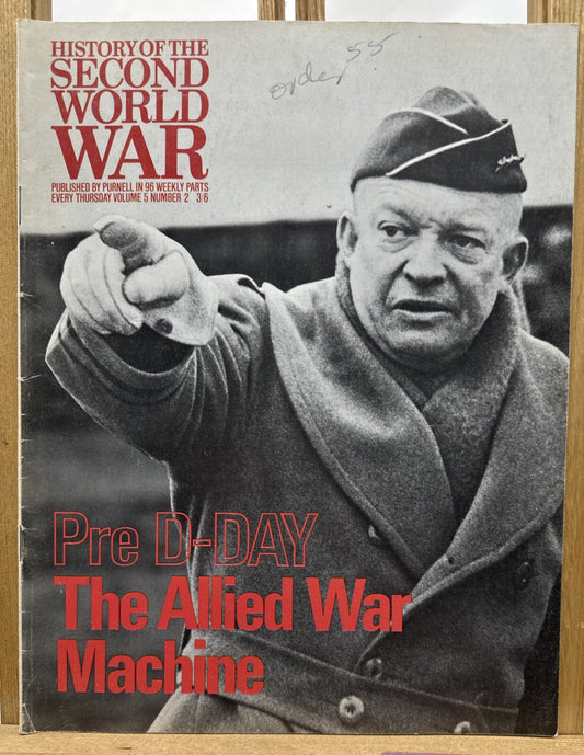History Of The Second World War II VOL. 5 NO. 2 Magazine In Good Condition
