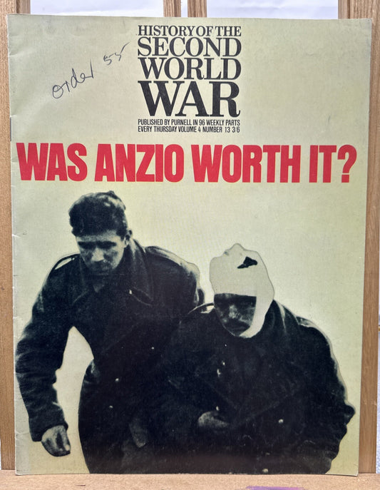 History Of The Second World War II VOL. 4 NO. 13 Magazine In Good Condition