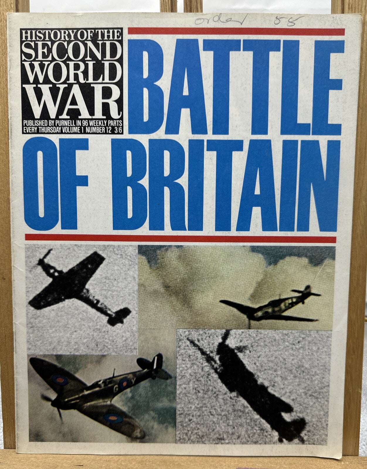 History Of The Second World War II VOL. 1 NO. 12 Magazine In Good Condition