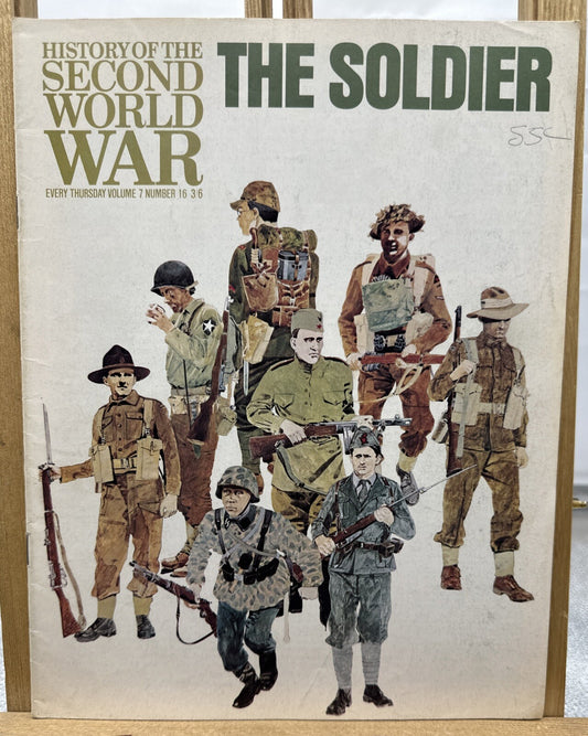 History Of The Second World War II VOL. 7 NO. 16 Magazine In Good Condition