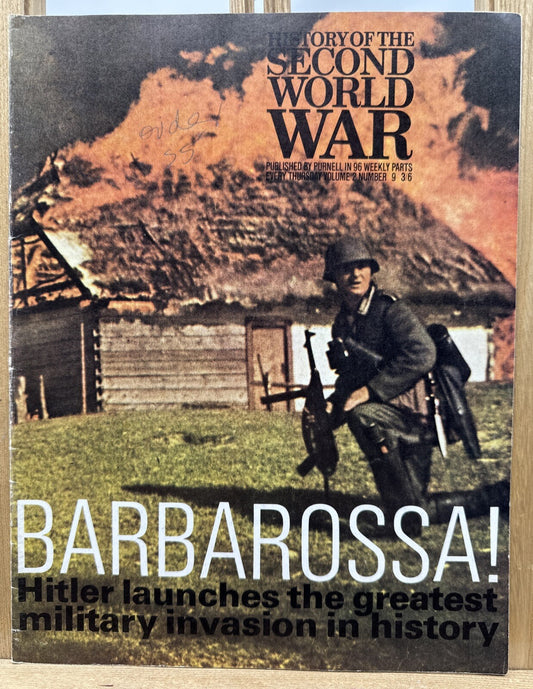 History Of The Second World War II VOL. 2 NO. 9 Magazine In Good Condition