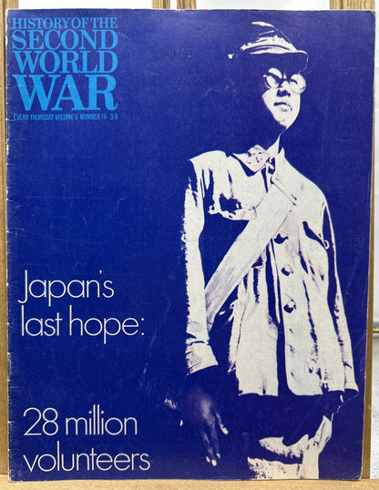 History Of The Second World War II VOL. 6 NO. 14 Magazine In Good Condition