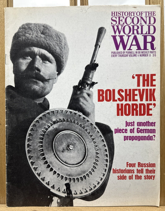 History Of The Second World War II VOL. 4 NO. 8 Magazine In Good Condition