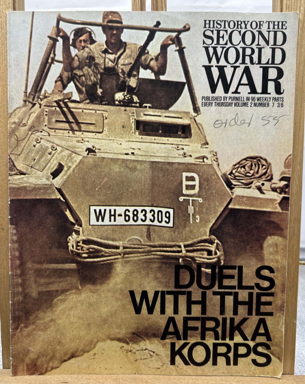 History Of The Second World War II VOL. 2 NO. 7 Magazine In Good Condition