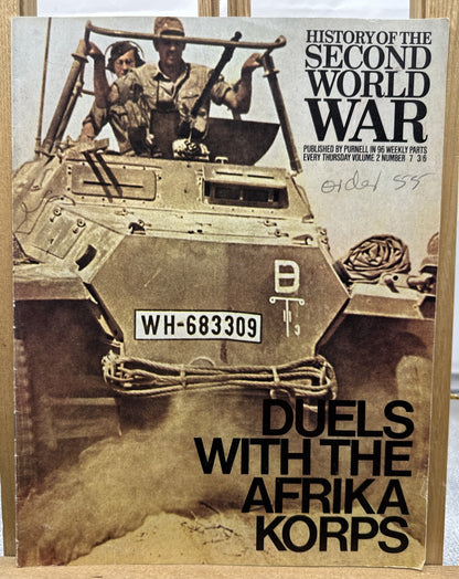 History Of The Second World War II VOL. 2 NO. 7 Magazine In Good Condition