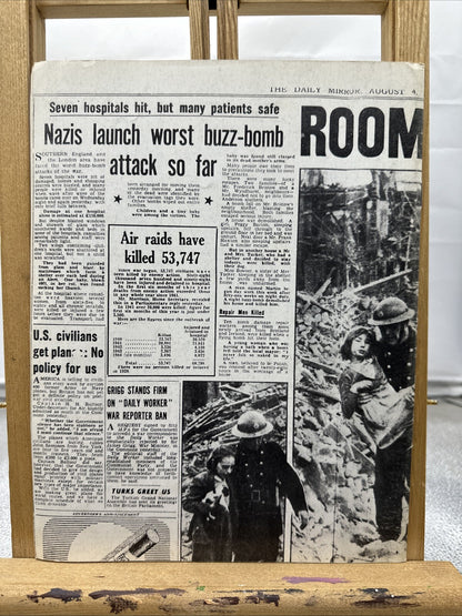 History Of The Second World War II VOL. 5 NO. 9 Magazine In Good Condition