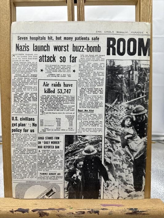 History Of The Second World War II VOL. 5 NO. 9 Magazine In Good Condition