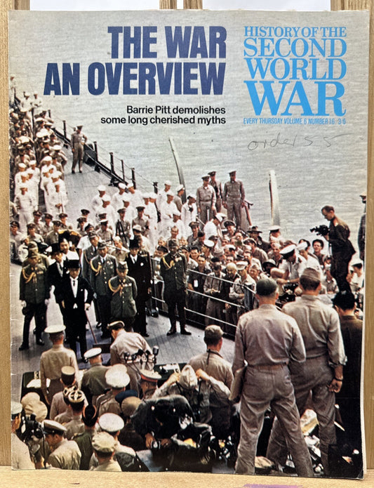 History Of The Second World War II VOL. 6 NO. 16 Magazine In Good Condition