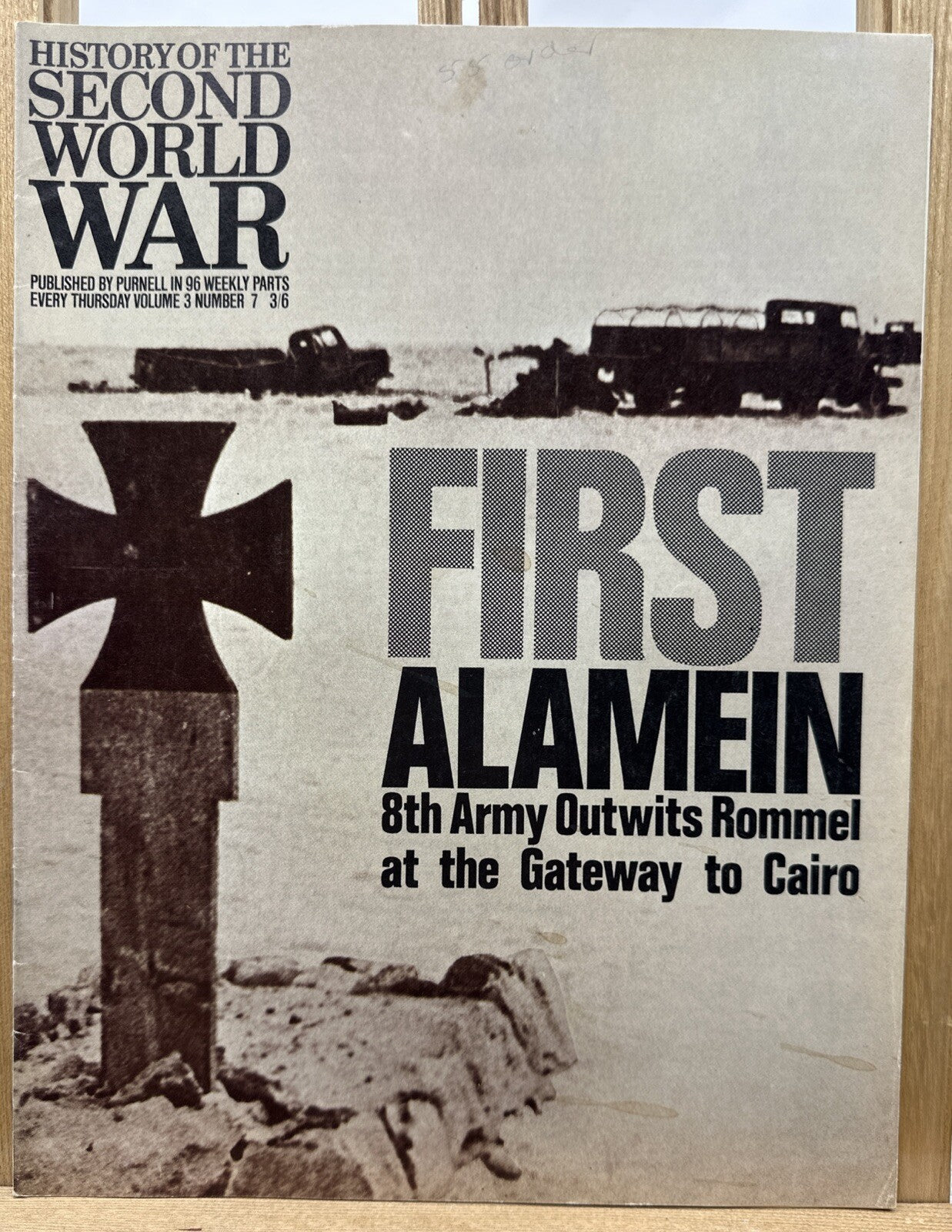 History Of The Second World War II VOL. 3 NO. 7 Magazine In Good Condition