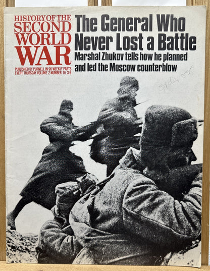 History Of The Second World War II VOL. 2 NO. 16 Magazine In Good Condition