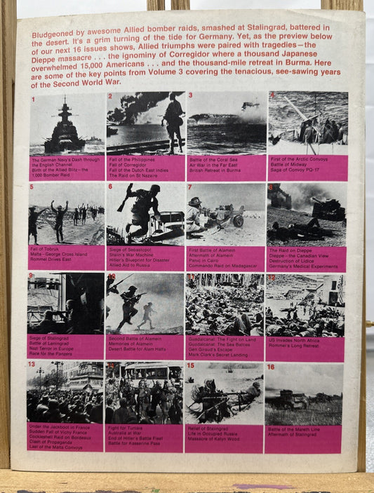 History Of The Second World War II VOL. 2 NO. 16 Magazine In Good Condition