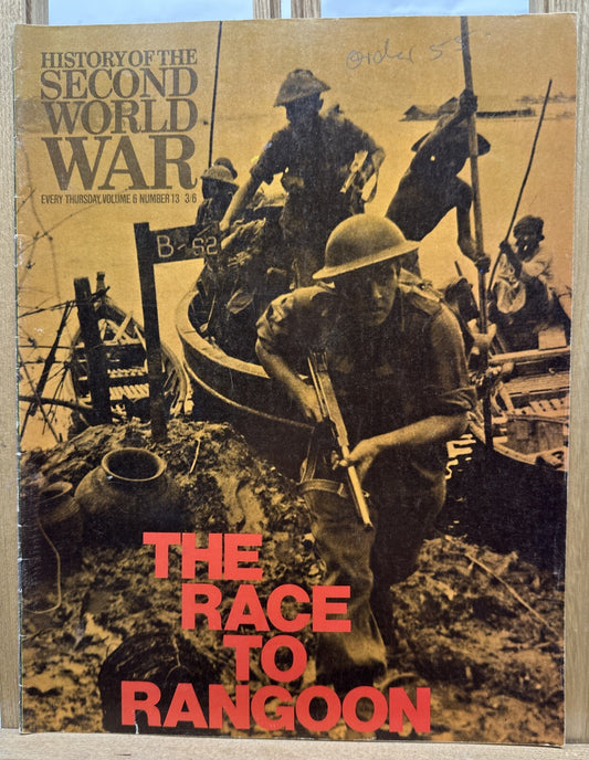 History Of The Second World War II VOL. 6 NO. 13 Magazine In Good Condition