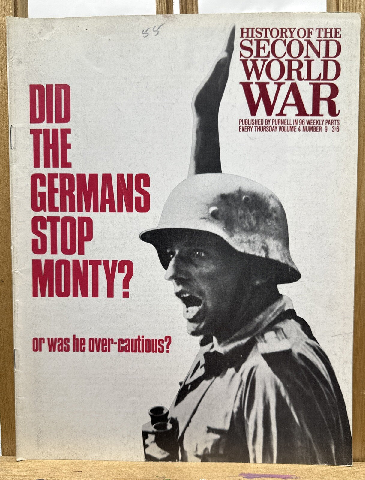 History Of The Second World War II VOL. 4 NO. 9 Magazine In Good Condition