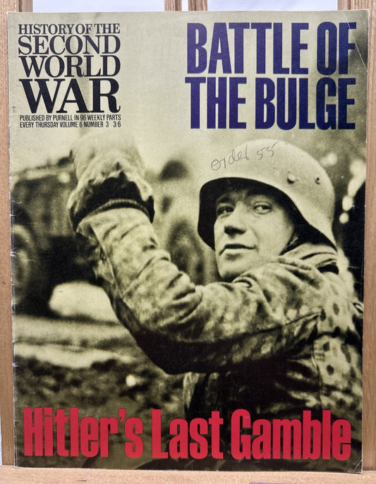 History Of The Second World War II VOL. 6 NO. 3 Magazine In Good Condition