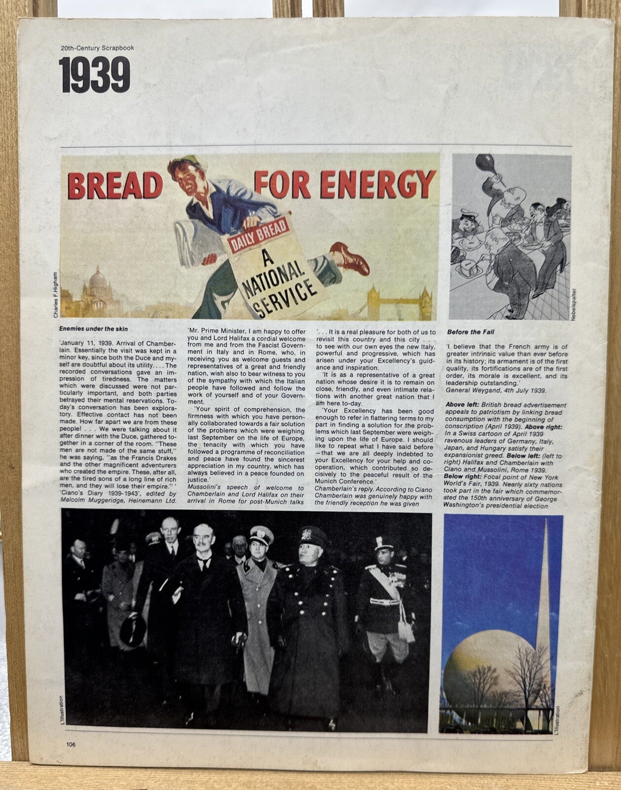 History Of The 20th Century NO. 55 Magazine In Good Condition