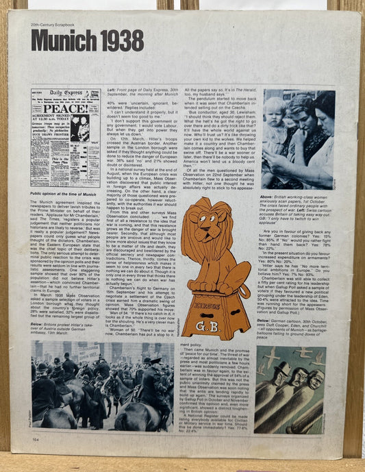 History Of The 20th Century NO. 59 Magazine In Good Condition