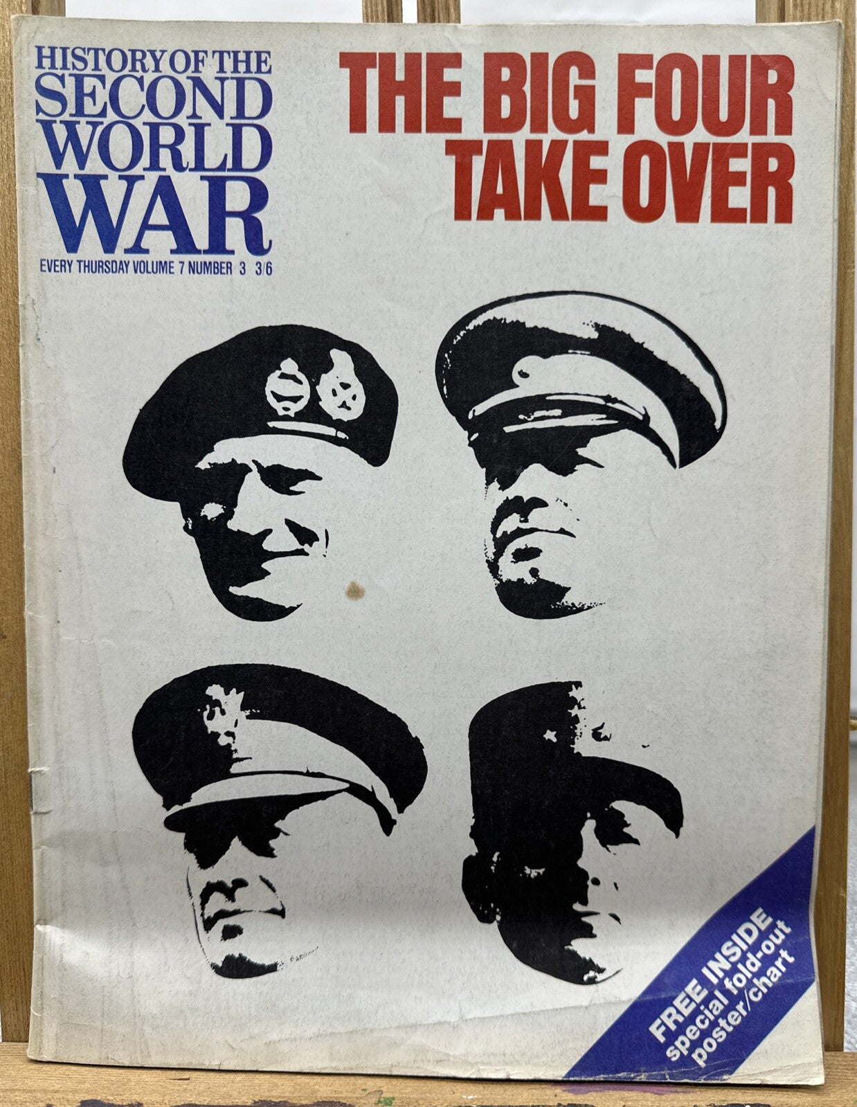 History Of The Second World War II VOL. 7 NO. 3 Magazine In OK Condition