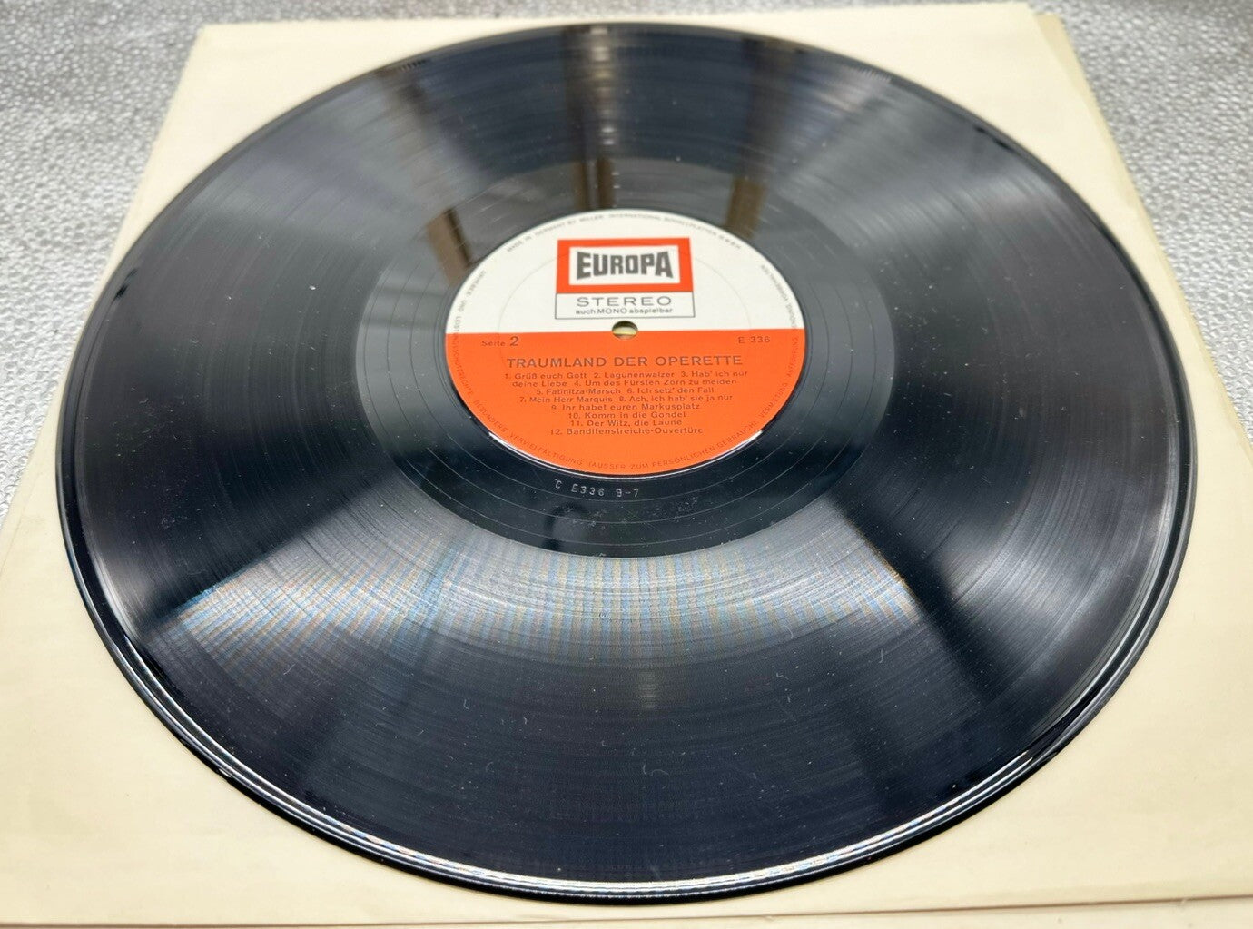 Traumland der Operette LP Vinyl 12" Record Constanze Europa In Good Condition