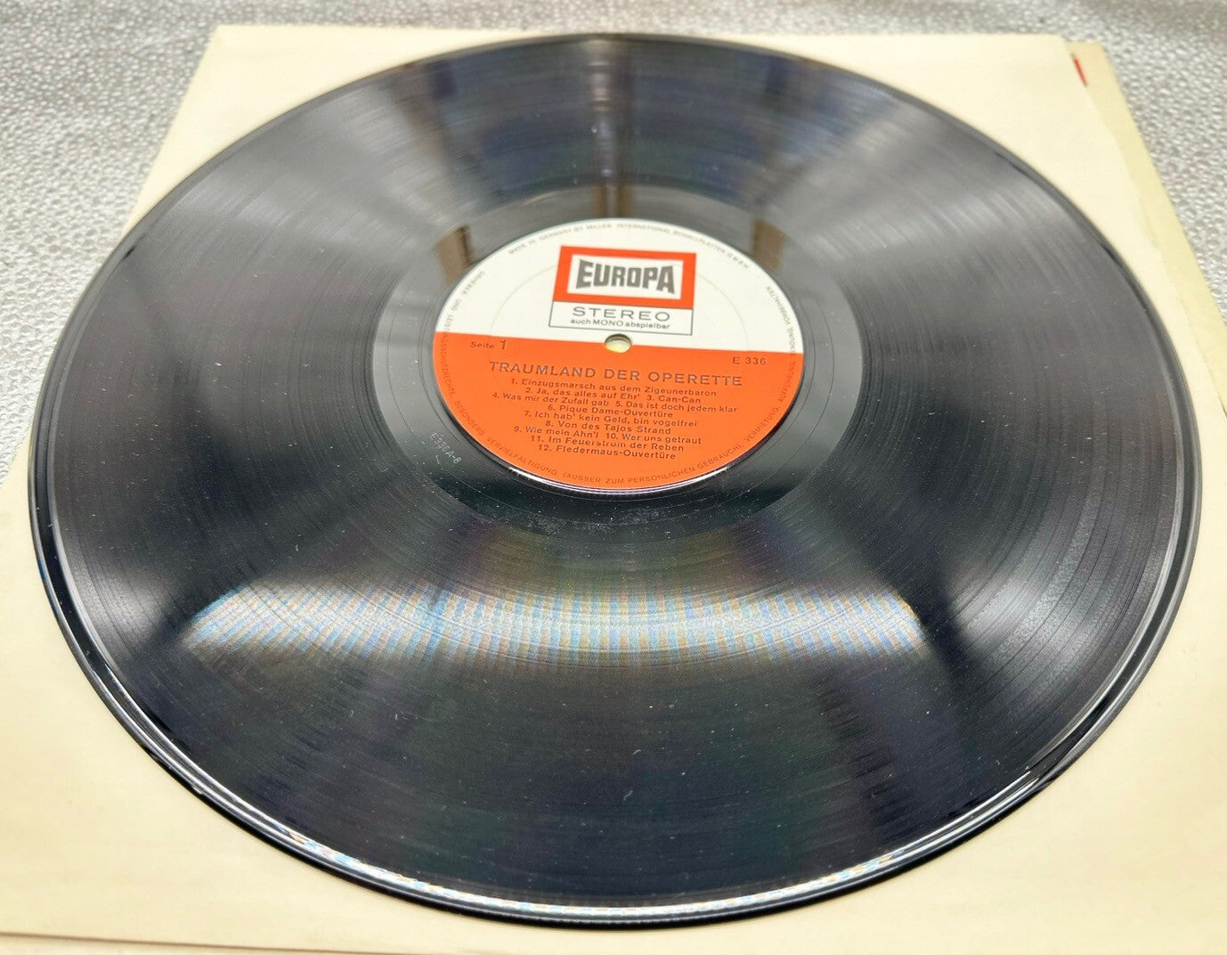 Traumland der Operette LP Vinyl 12" Record Constanze Europa In Good Condition