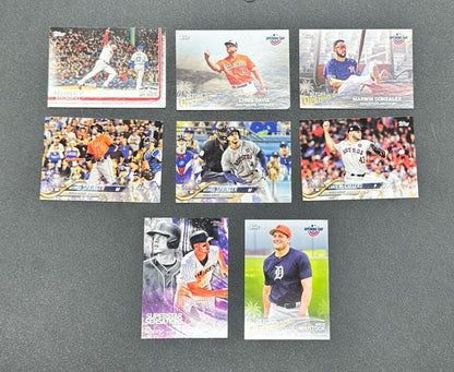 8 X Topps Baseball Cards 2018 Collection In Good Condition 4173