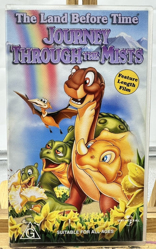 The Land Before Time Journey Through The Mists 4  VHS In Good Condition - 8529