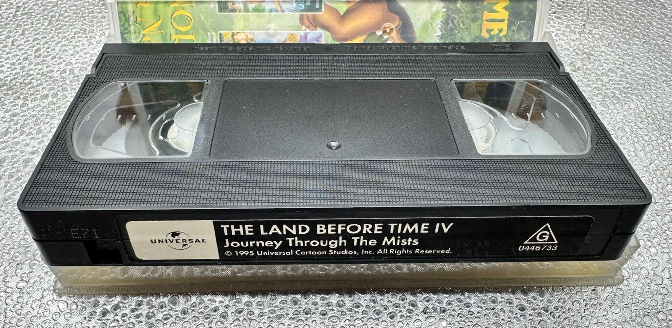 The Land Before Time Journey Through The Mists 4  VHS In Good Condition - 8529