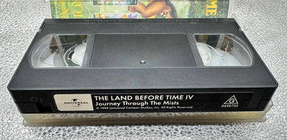 The Land Before Time Journey Through The Mists 4  VHS In Good Condition - 8529
