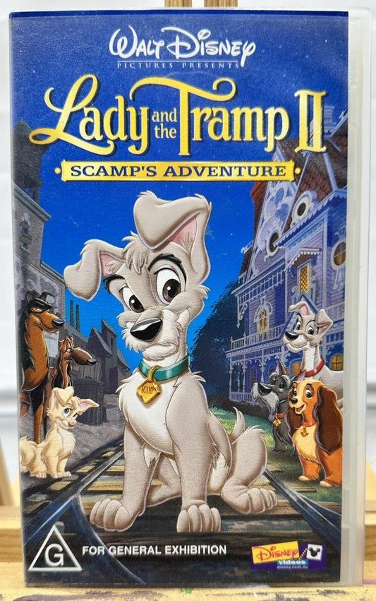 Lady And The Tramp 2 Scamp's Adventure Walt Disney VHS In Good Condition - 8491