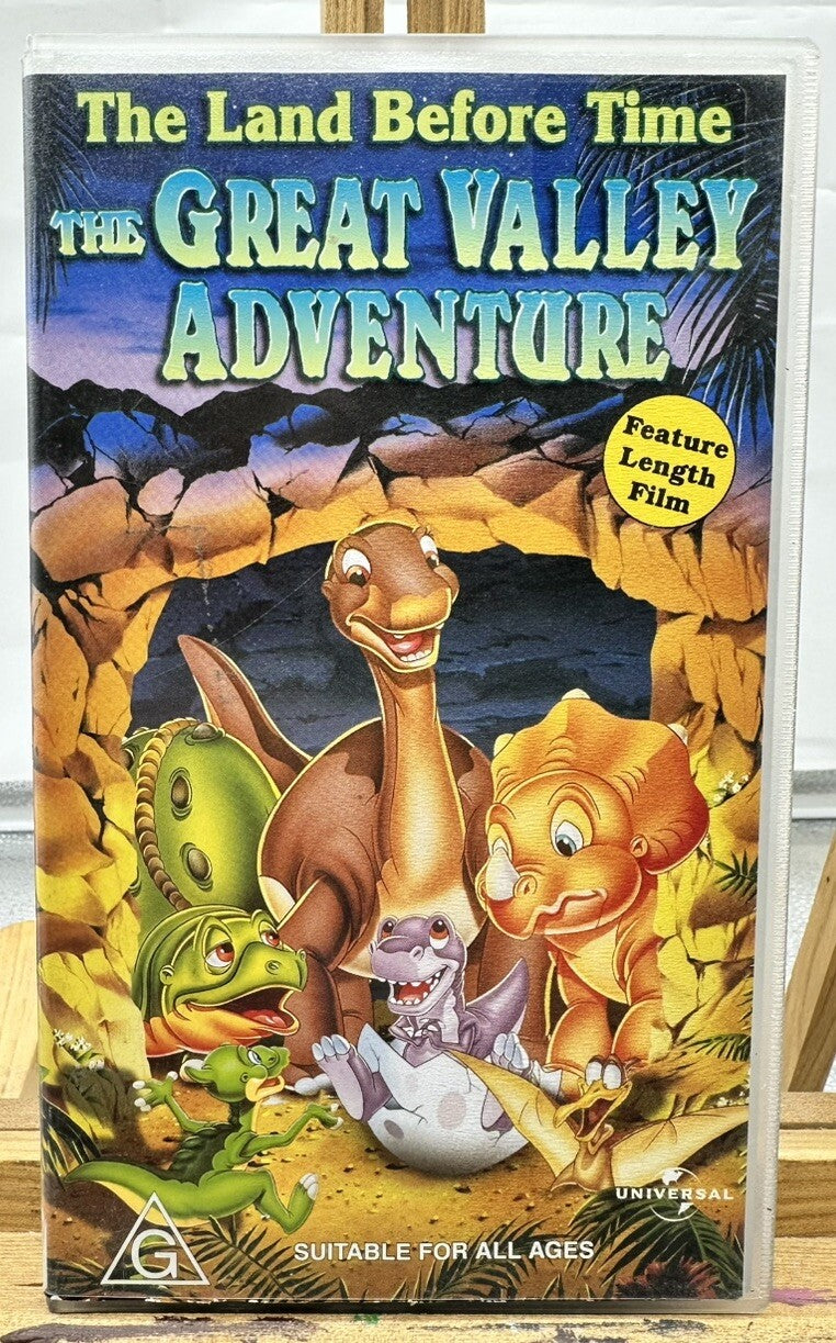 The Land Before Time The Great Valley Adventure 2  VHS In Good Condition - 8530