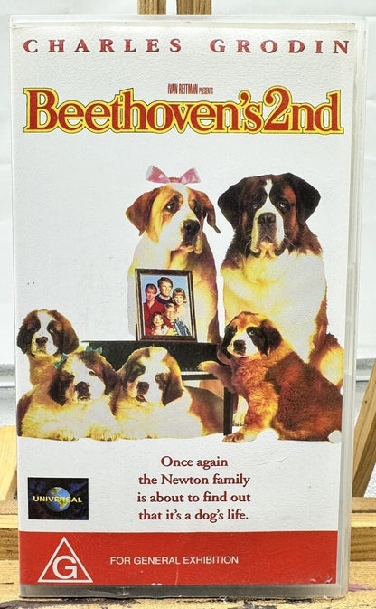 Beethoven's 2nd VHS In Good Condition - 8493