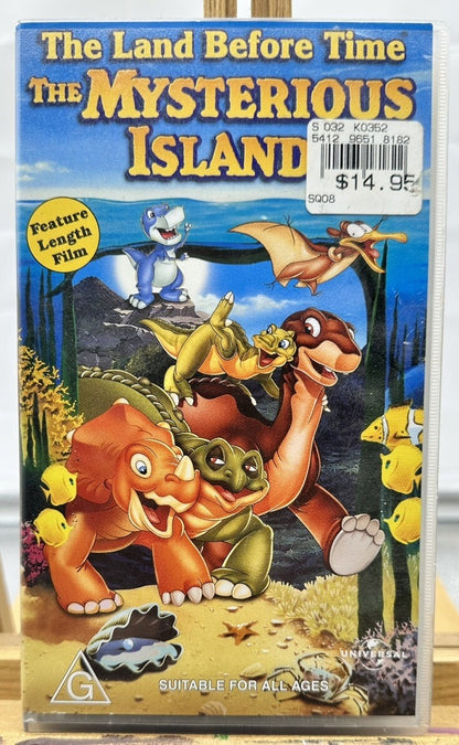 The Land Before Time The Mysterious Island V (5) VHS In Good Condition - 8531