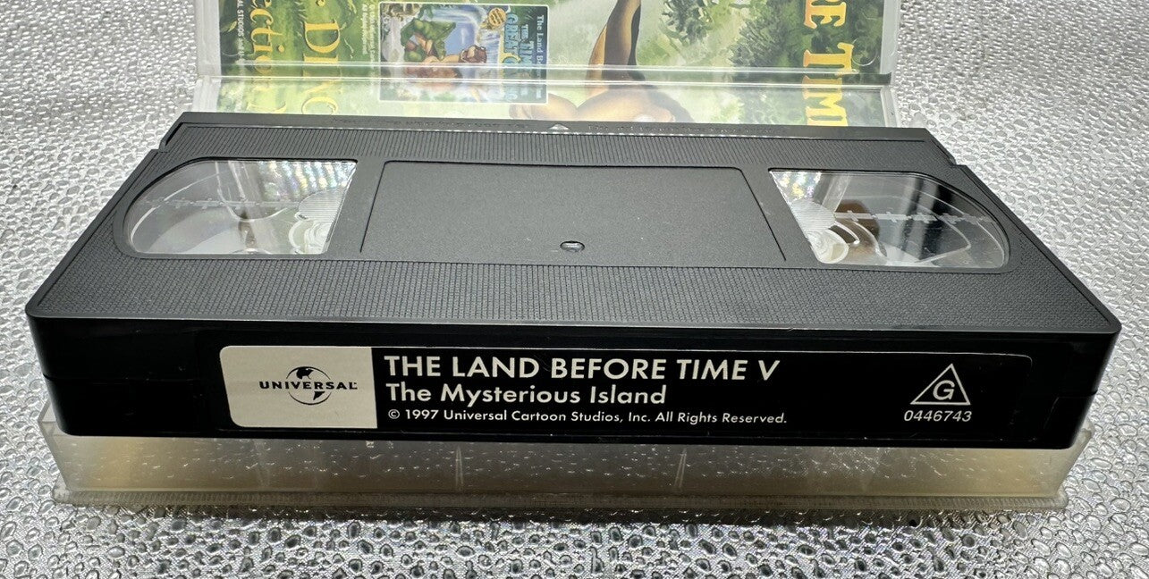 The Land Before Time The Mysterious Island V (5) VHS In Good Condition - 8531