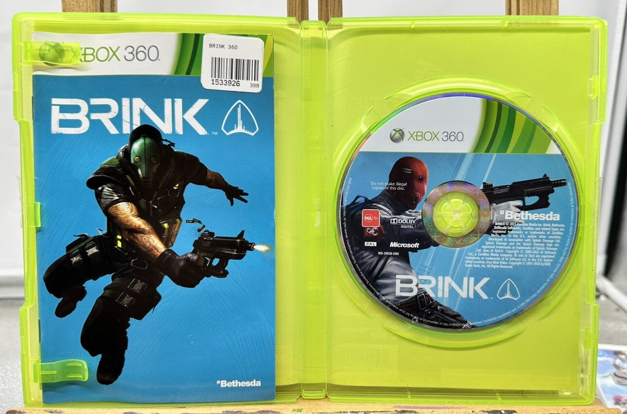 Brink Xbox 360 Game Complete In Good Condition 8525